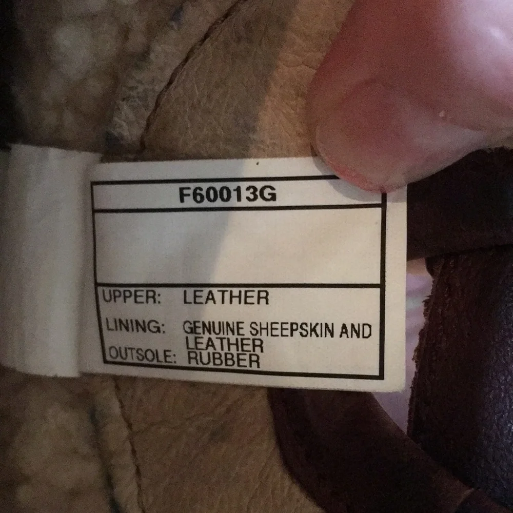 UGG Tupelo Leather Boots With Sheepskin Lining